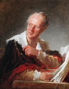 Jean Honore Fragonard Portrait of Denis Diderot Sweden oil painting artist
